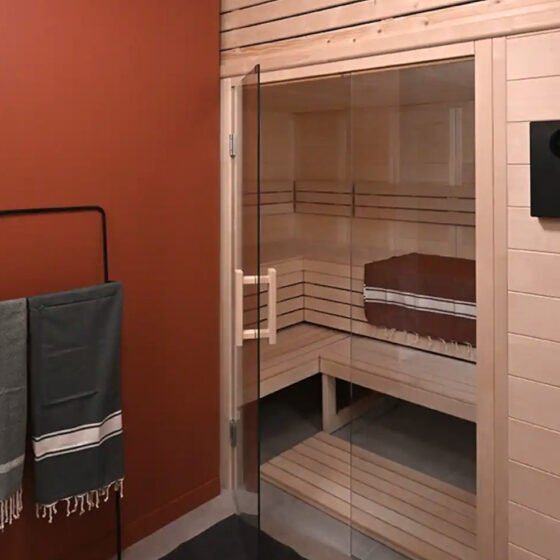 Sauna | Maison L'avancée, Location haut-de-gamme Massif du Sancy