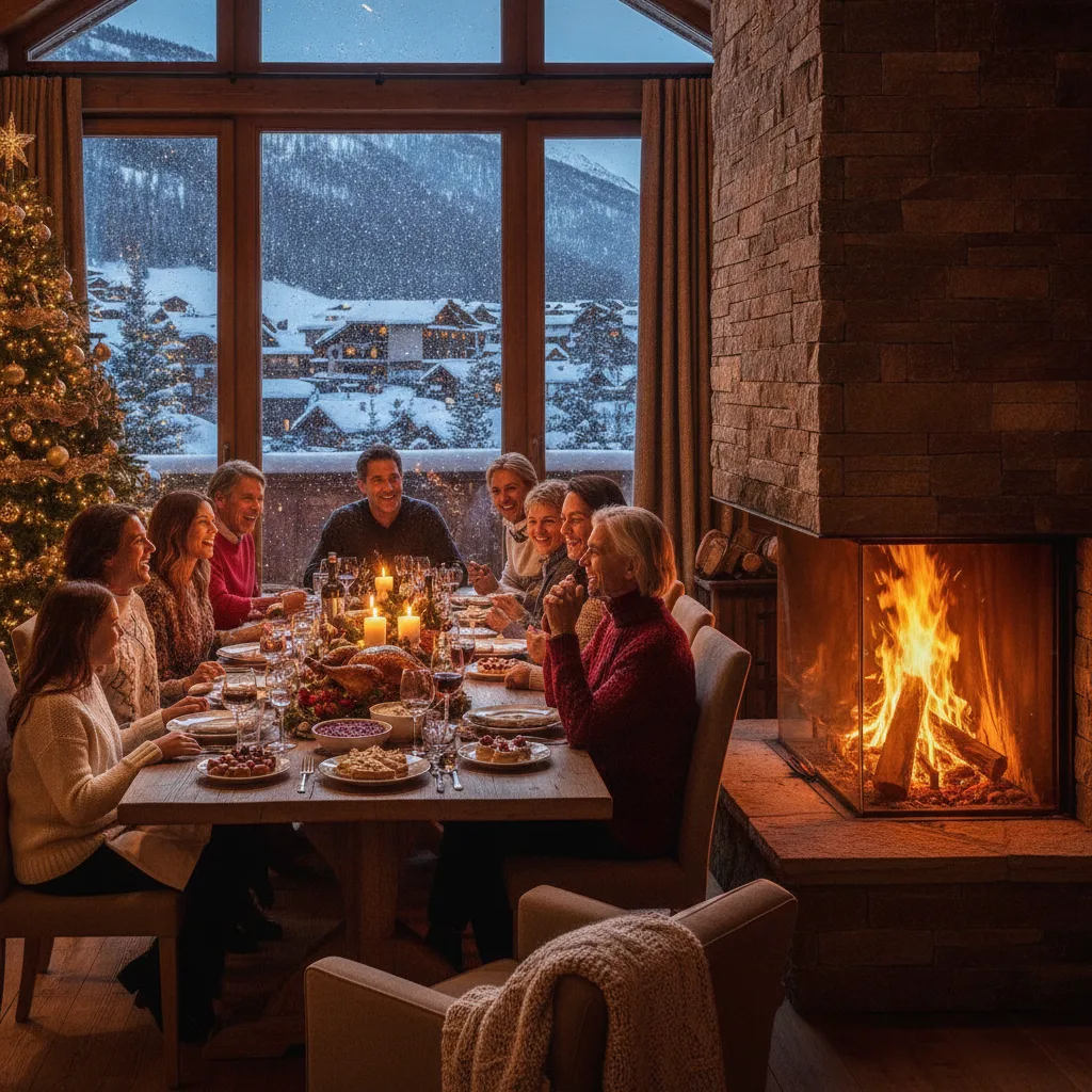 Noël à la montagne Sancy famille